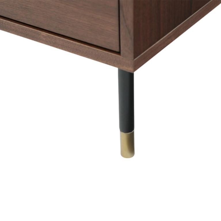 Willow Tobacco Walnut and Beige 3 Drawer Chest additional view 3