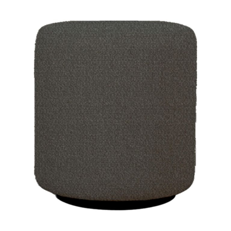 Ben Cologne Granite Round Bouclé Bedroom Stool alternate view