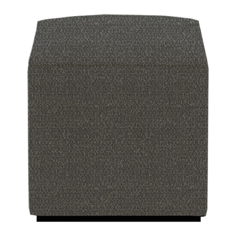 Ben Cologne Granite Square Bouclé Bedroom Stool alternate view