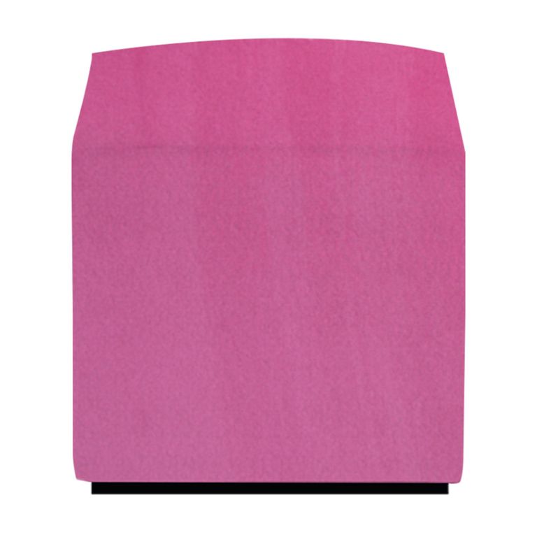 Ben Fuchsia Pink Square Bouclé Bedroom Stool alternate view