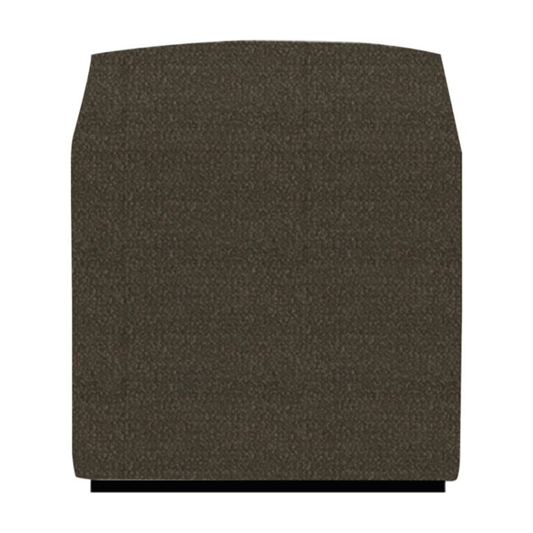 Ben Nutmeg Square Bouclé Bedroom Stool alternate view