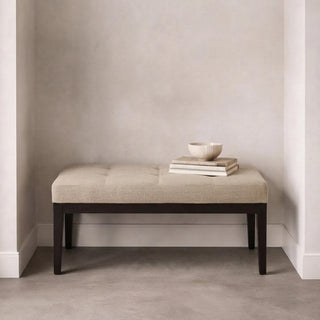 Orchid Beige Upholstered Bedroom Bench product view