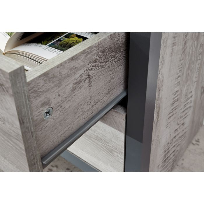Wardrobe Set - BELONA 2 Door Bedroom Set 3 Piece Grey 73cm – product image 12