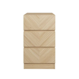 Wardrobe Set - CHARLESTON 3 Door Bedroom Set 4 Peice Euro Oak 119.5cm