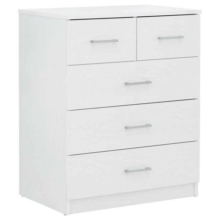 PRADA 4 Piece Bedroom Set in White – 3 Door Wardrobe, Chest of Drawers & 2 Bedside Tables – product image 13