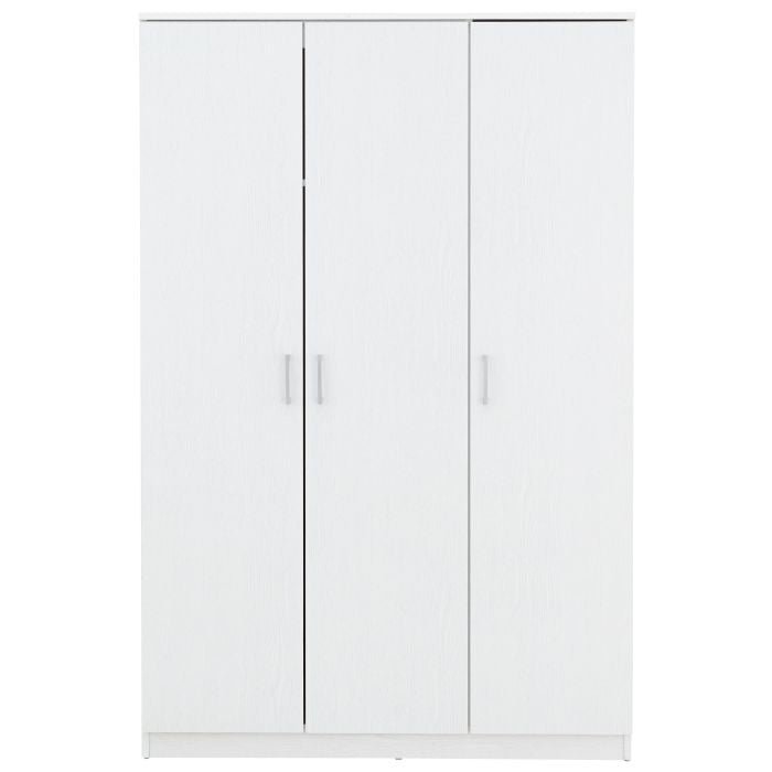 PRADA 4 Piece Bedroom Set in White – 3 Door Wardrobe, Chest of Drawers & 2 Bedside Tables – product image 14