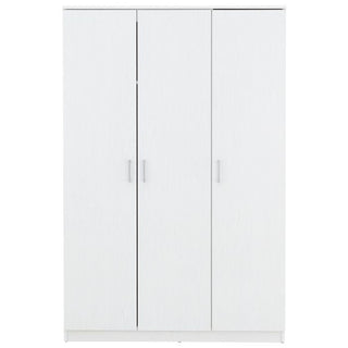 CHOICEWARDROBE PRADA 4 Piece Bedroom Set in White – 3 Door Wardrobe, Chest of Drawers & 2 Bedside Tables