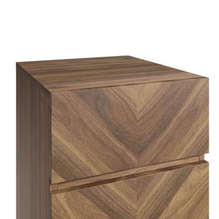 CHARLESTON 3 Door Wardrobe Set 4 Pieces - Royal Walnut