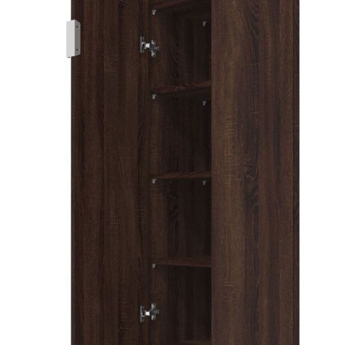 CLARKE 2 Door Wardrobe Dark Brown 60.2cm – product image 3