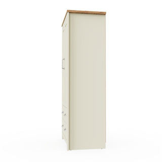 Lisbon 2 Door 2 Drawers Wardrobe - Cream
