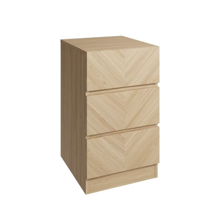 Wardrobe Set - CHARLESTON 3 Door Bedroom Set 4 Peice Euro Oak 119.5cm – product image 17