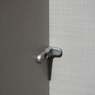 NOMASA 4 Door Wardrobe metal latch mechanism detail
