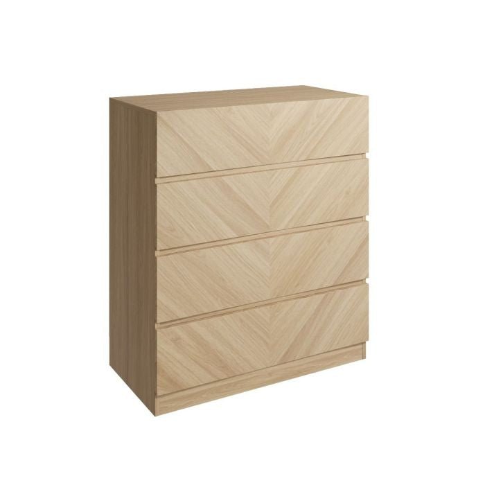 Wardrobe Set - CHARLESTON 3 Door Bedroom Set 4 Peice Euro Oak 119.5cm – product image 11