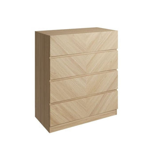 Wardrobe Set - CHARLESTON 3 Door Bedroom Set 4 Peice Euro Oak 119.5cm