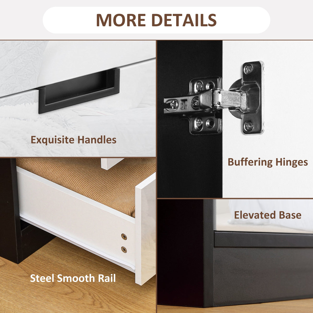 homcom 2 door wardrobe modern wardrobe with 3 drawers and hanging rod for bedroom high gloss white