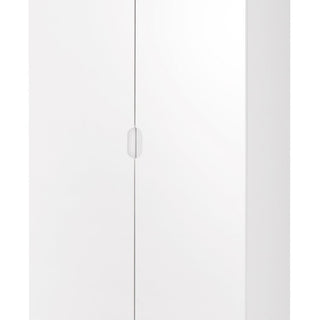 Manhattan 2 Door White High Gloss Wardrobe
