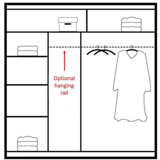 Sliding Wardrobe - KINROSS II 2 Door Mirrored Wardrobe Graphite 203cm