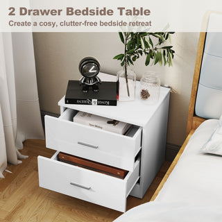 homcom high gloss 3 piece trio bedroom furniture set wardrobe chest of drawer bedside white