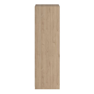 Sliding Wardrobe - LACOSTE 3 Doors Mirrored Wardrobe Jackson Hickory Oak 181cm