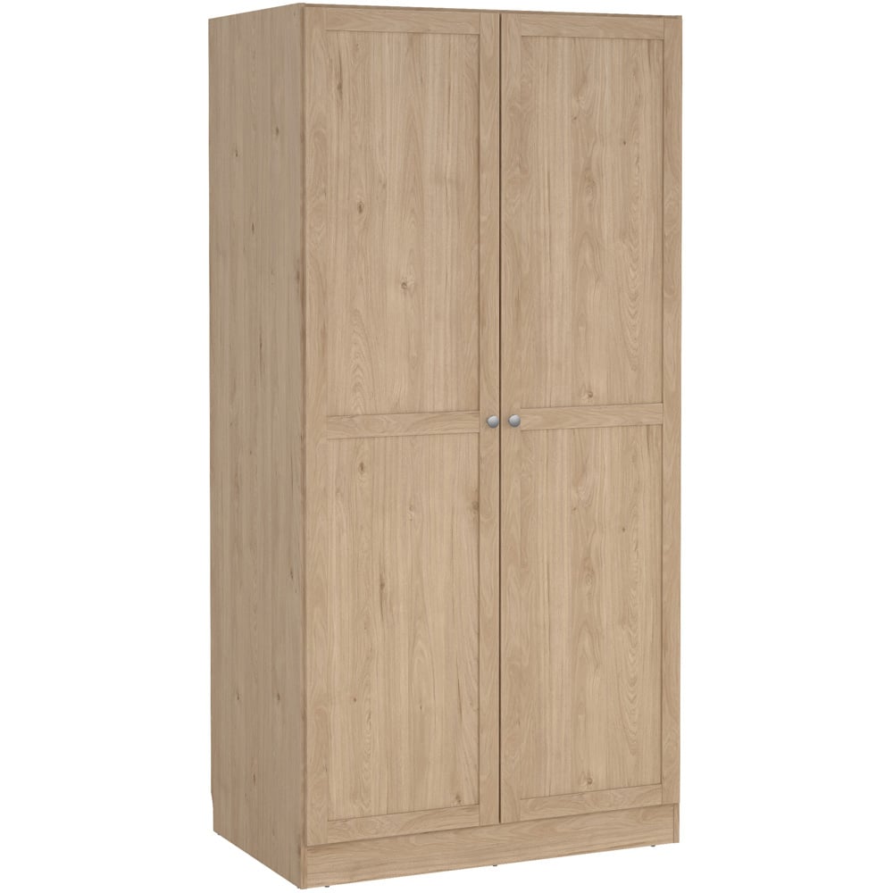 Florence Brande 2-door Jackson Hickory Oak wardrobe