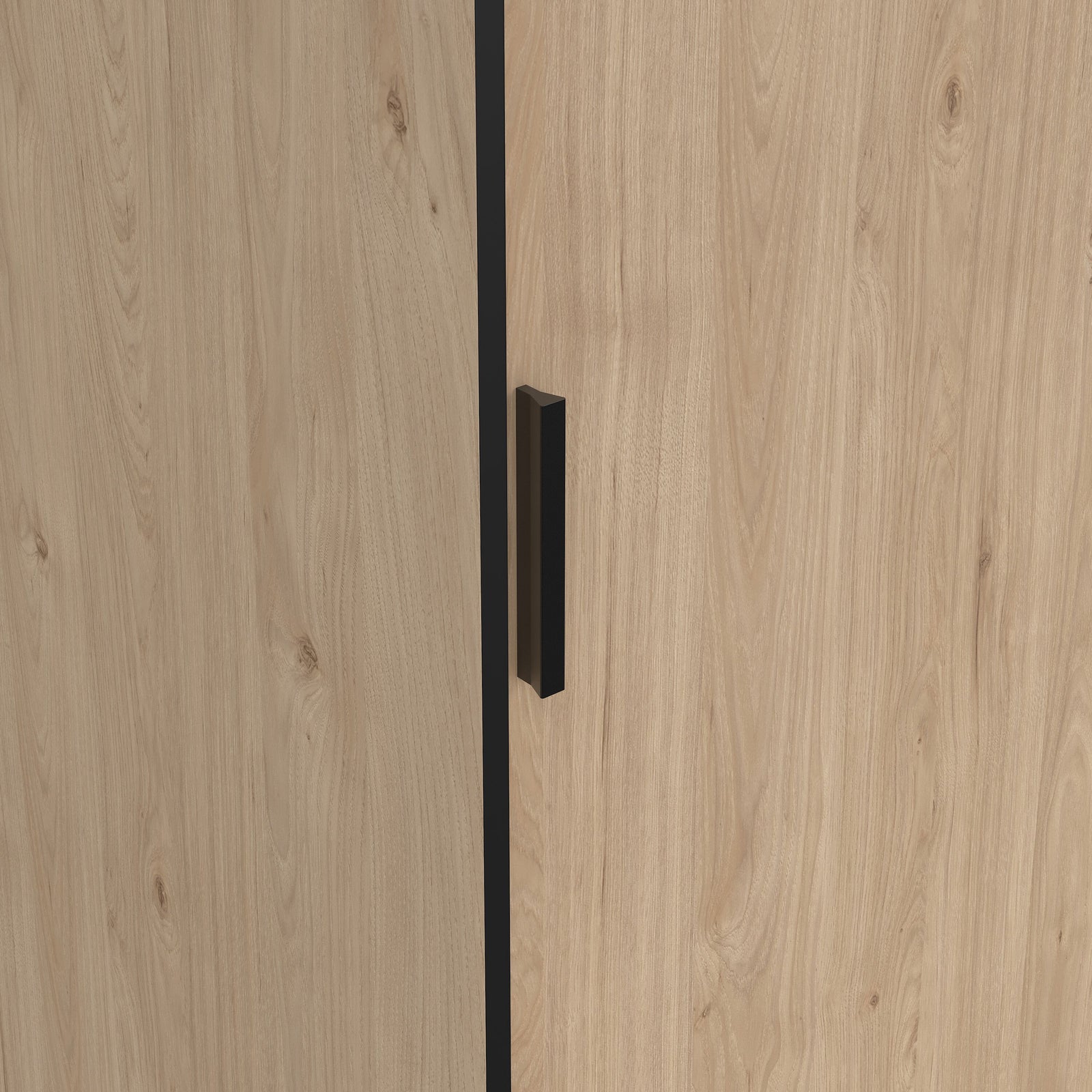Lacoste 181cm 3-Door Mirrored Sliding Wardrobe – Jackson Hickory Oak – product image 7
