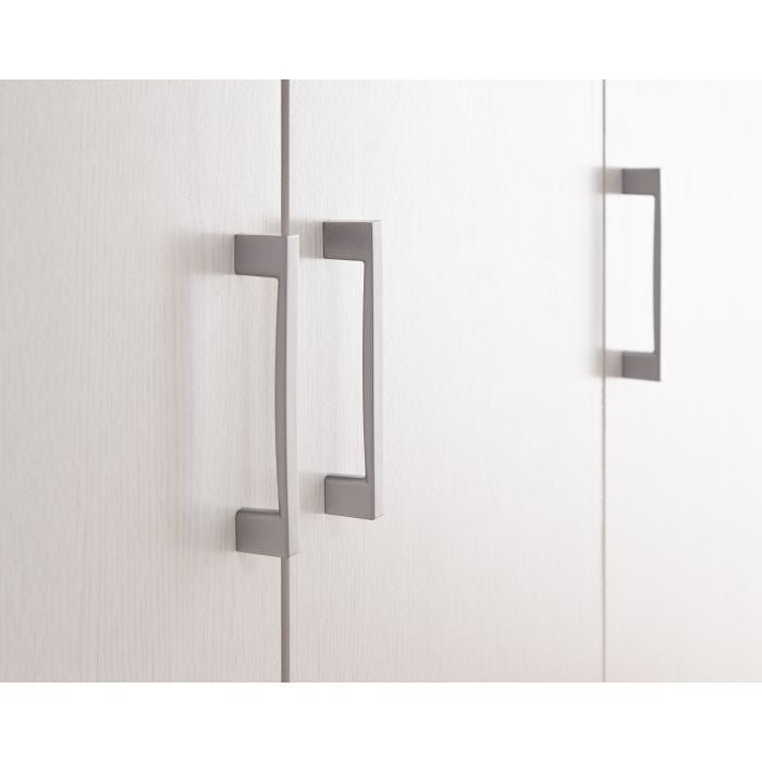 PRADA 4 Piece Bedroom Set in White – 3 Door Wardrobe, Chest of Drawers & 2 Bedside Tables – product image 18