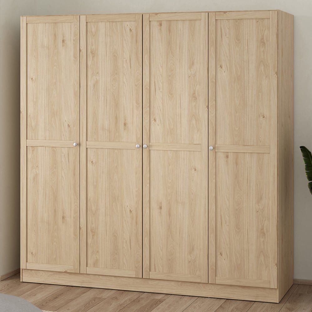 Florence Brande 4 door Jackson Hickory Oak wardrobe