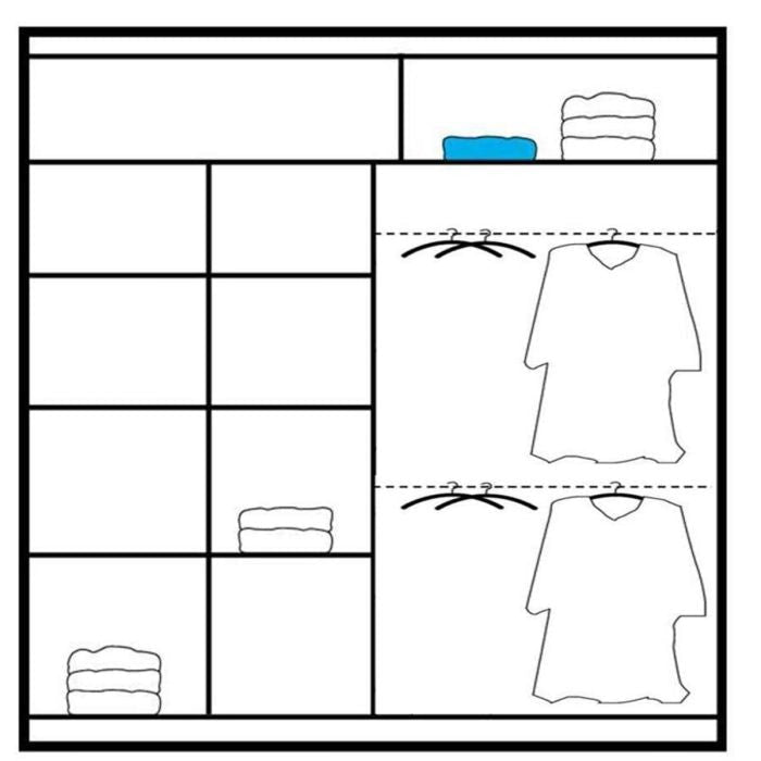 Kinross II 203cm 2-Door Mirrored Sliding Wardrobe – Graphite – product image 12