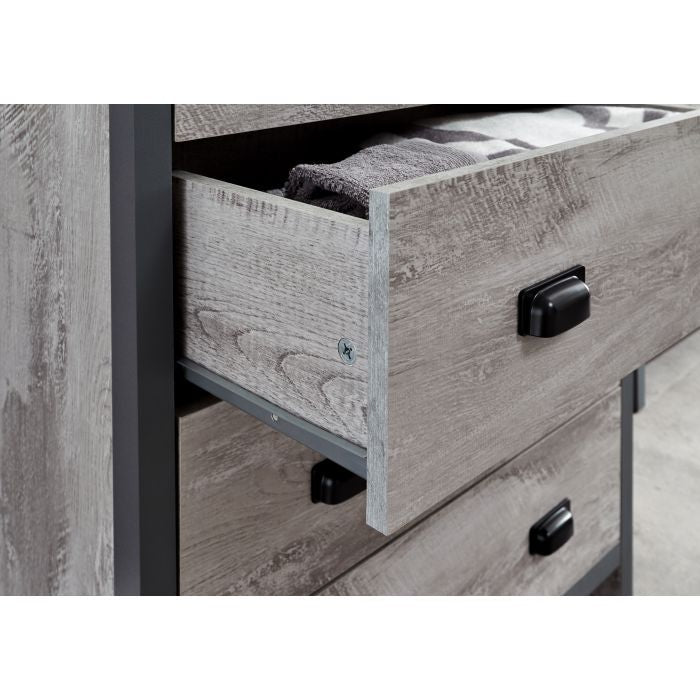 Wardrobe Set - BELONA 2 Door Bedroom Set 3 Piece Grey 73cm – product image 15