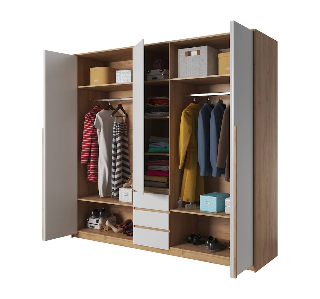 Xelo Hinged Door Wardrobe 225cm - gallery image 2